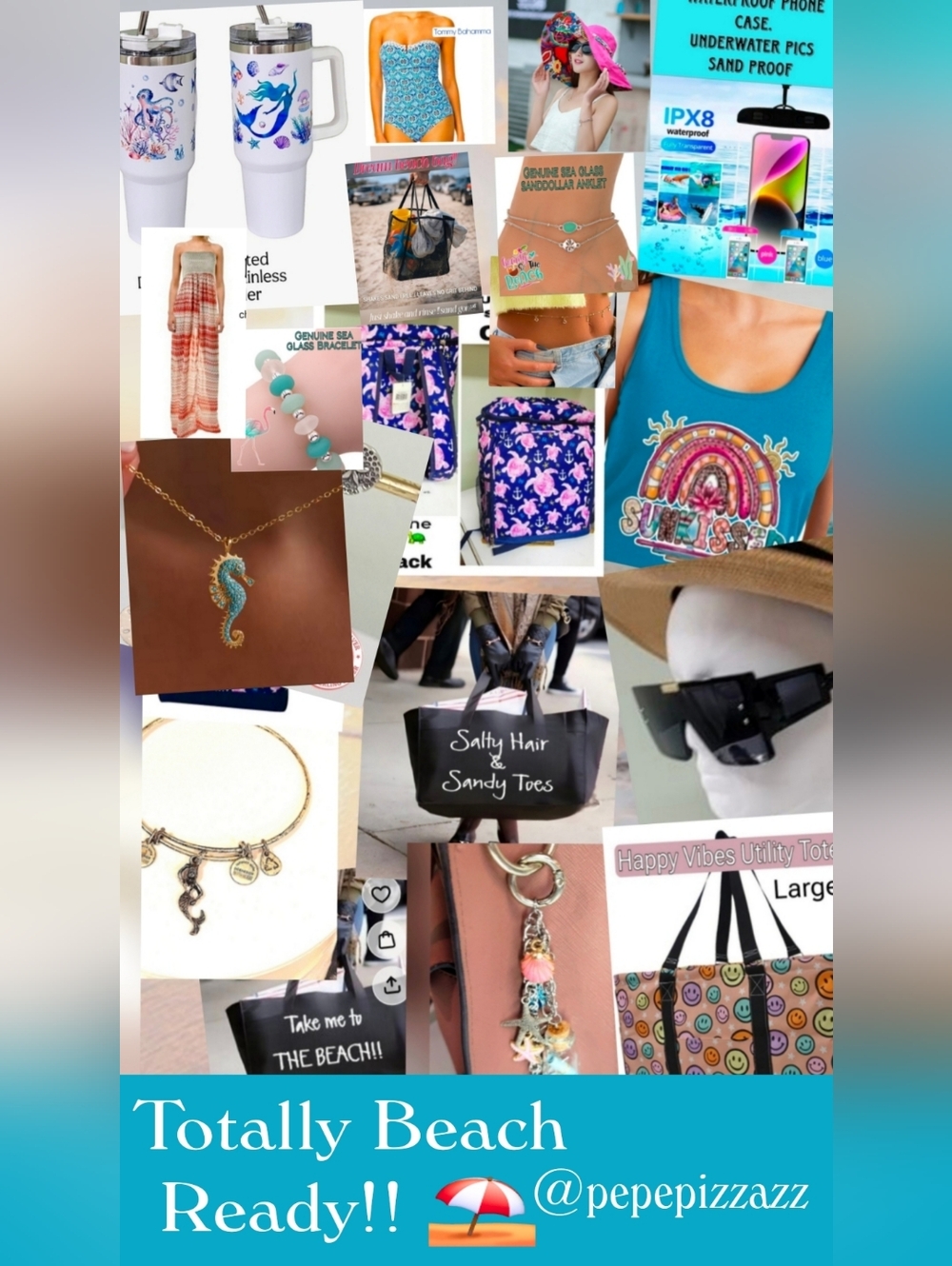 I GOT YOU!! BEACH READY ALL IN 9NE CLOSET. @PEPEPIZZAZZ